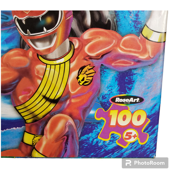Vintage 2002 Power Rangers Wild Force Puzzle 100 pcs RoseArt NEW Y2K Collectible - Picture 2 of 4